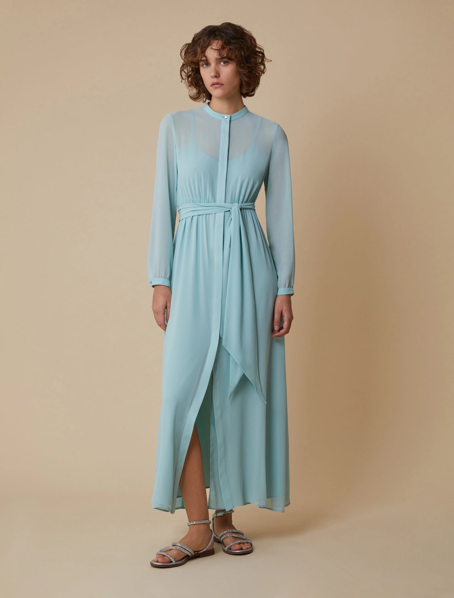 Georgette Shirt Dress