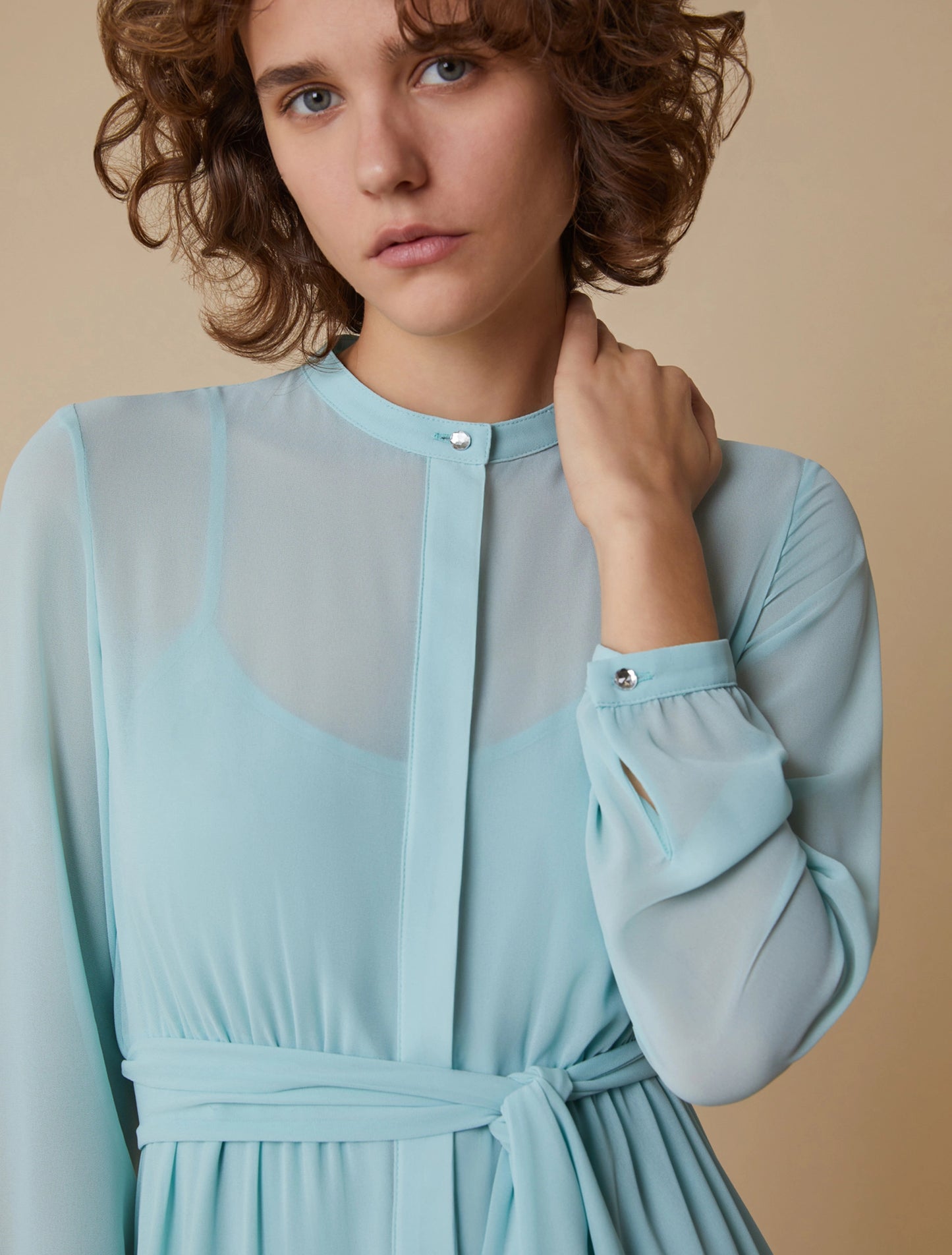 Georgette Shirt Dress