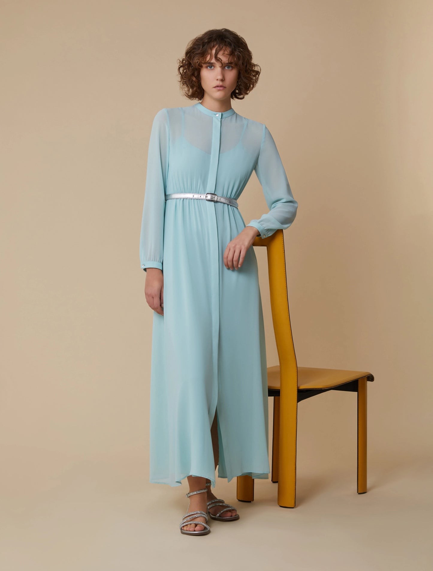 Georgette Shirt Dress