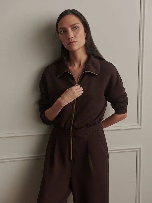 Jessie Coffee Bean Jumpsuit