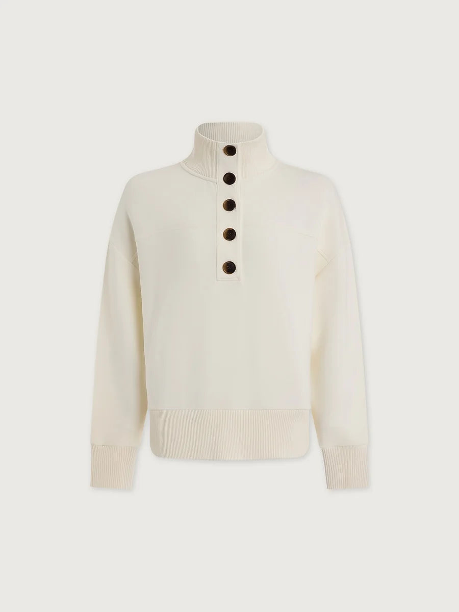 Bronya Pristine Button Placket Sweat