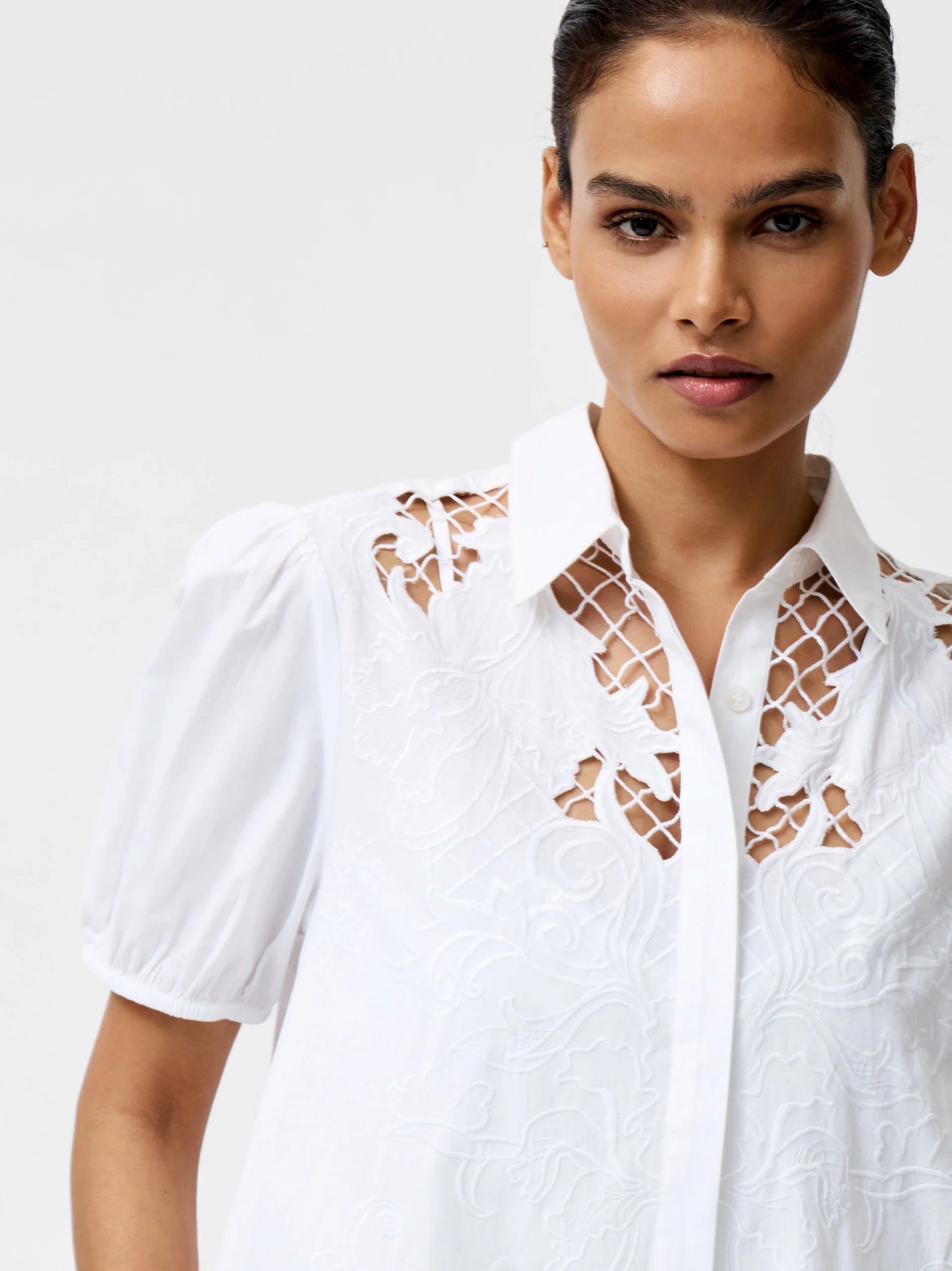 Cambria Cotton Embroidered Dress
