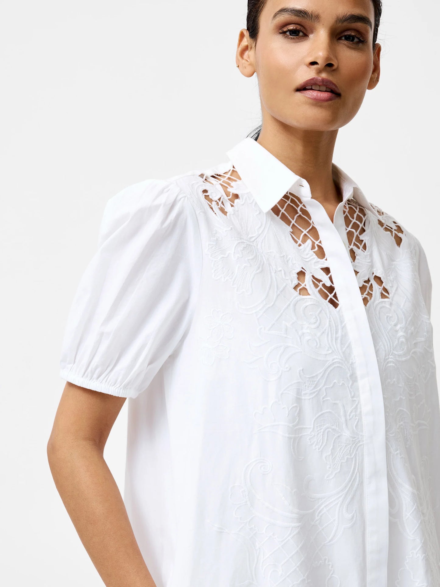 Cambria Cotton Embroidered Dress