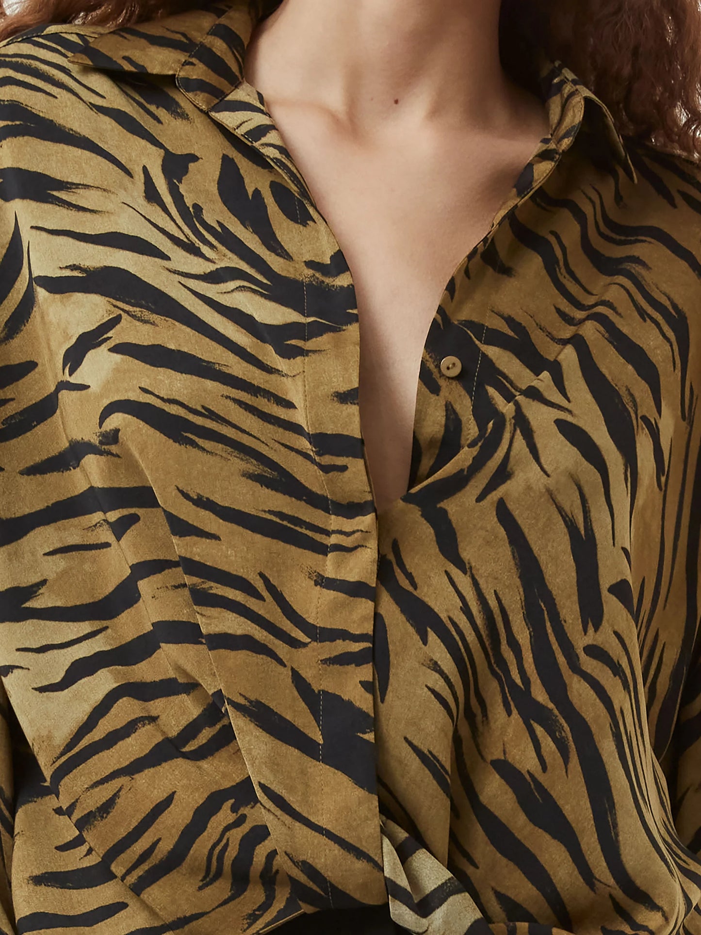 Damasco Adeline Print Tuck Blouse