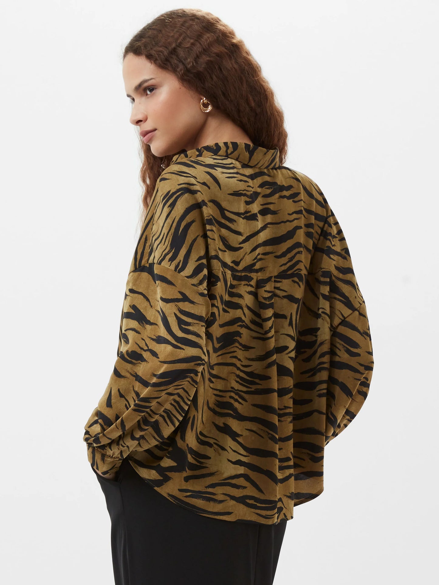 Damasco Adeline Print Tuck Blouse