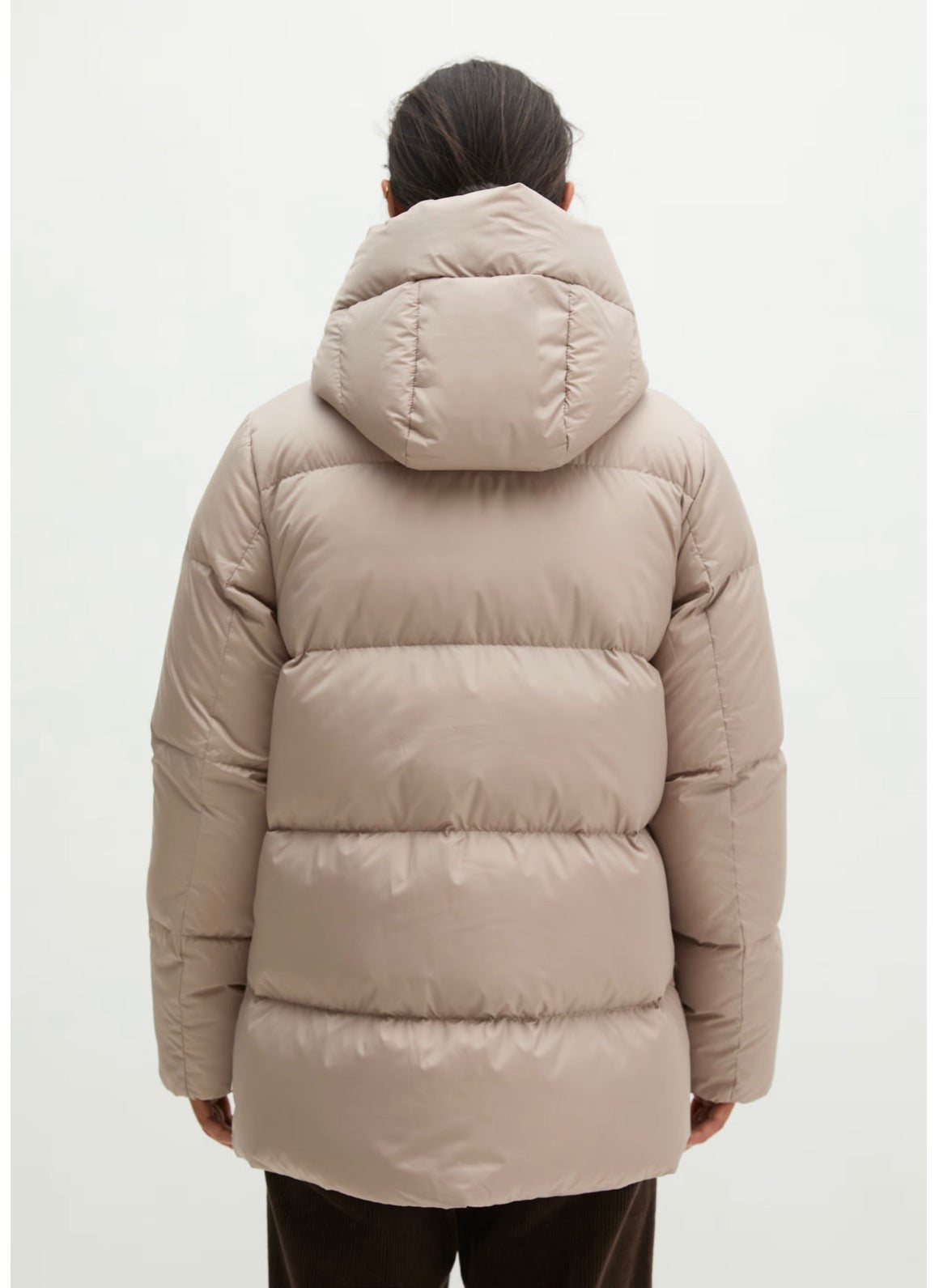 MOP Function Earthy Taupe Quilted Jacket