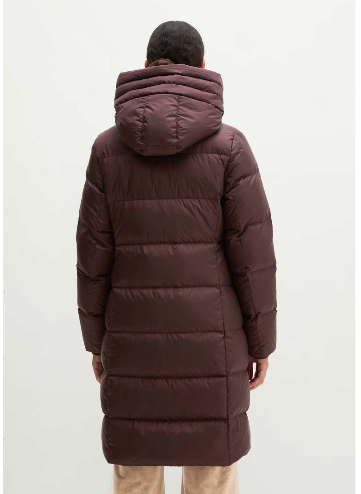 MOP Function Black Cherry Quilted Jacket