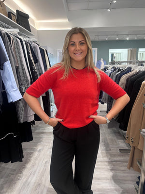 The Red Delmy Knit