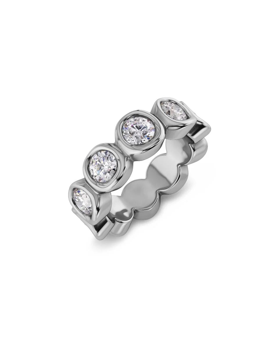 The Ocean Gem Silver Ring
