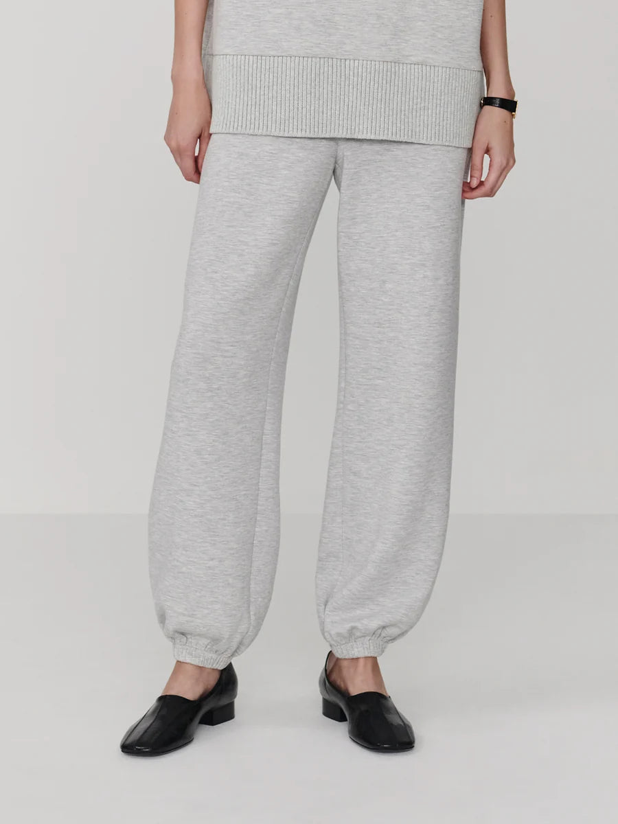 The Classic Grey Marl Cuff Pant 28.5"