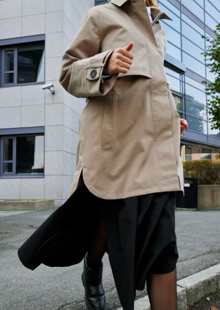 Havbris Coat - Taupe