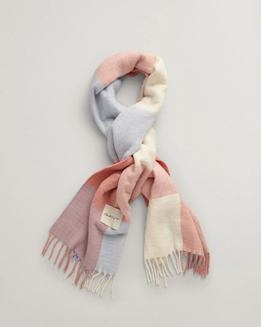 Pastel Checked Branded Scarf