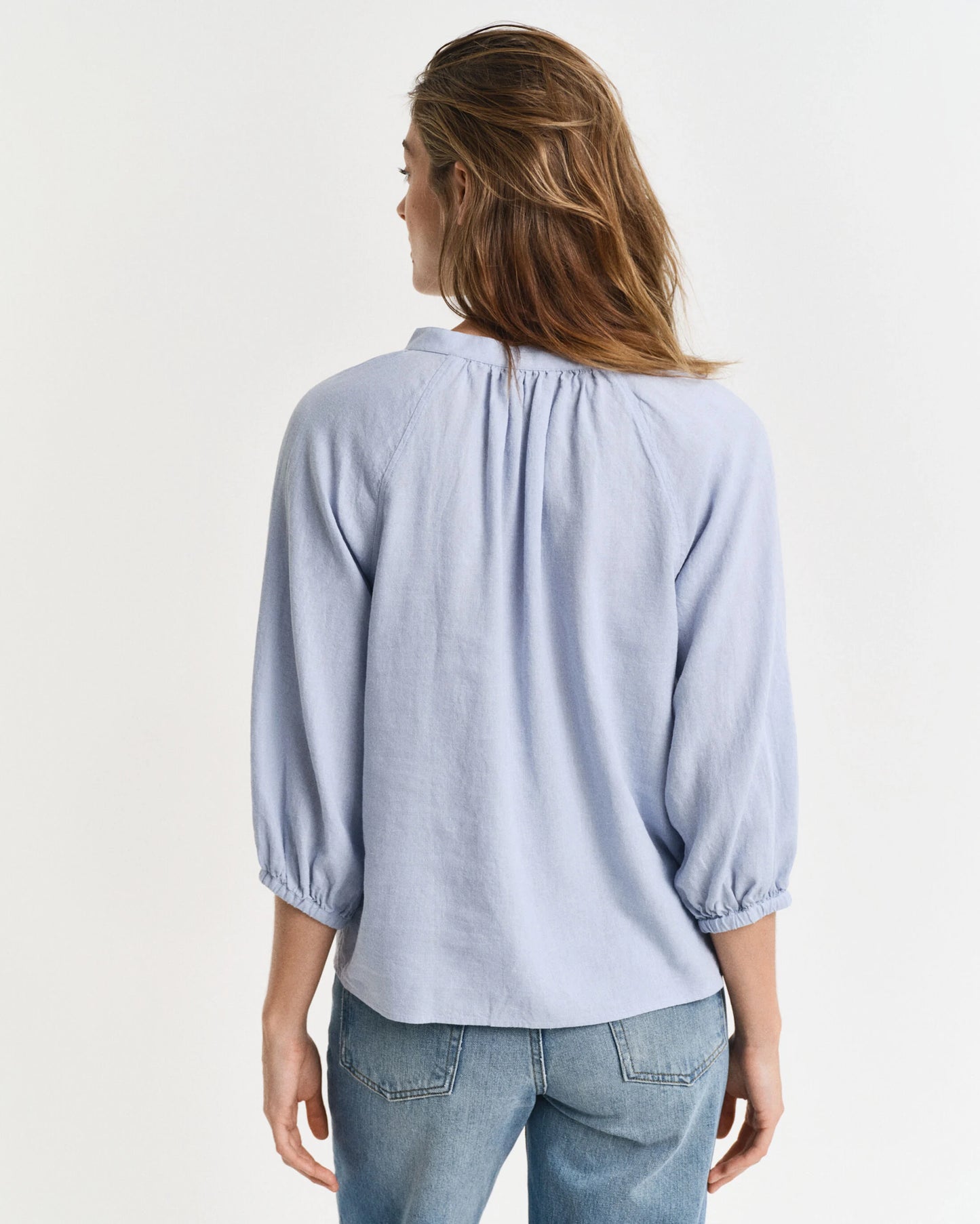 Linen Short Sleeve Blouse