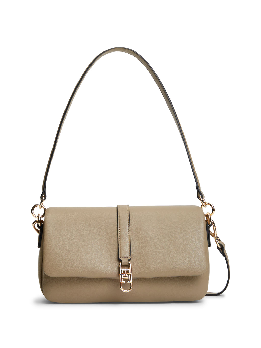 The TH Flap Icon Taupe Bag