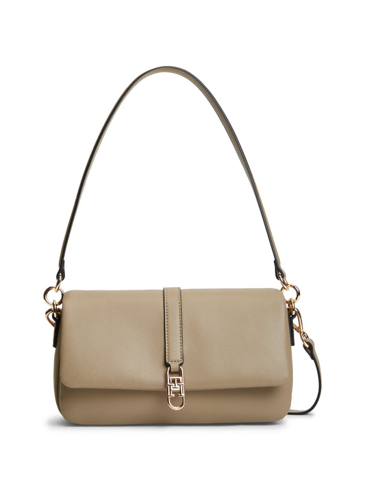 The TH Flap Icon Taupe Bag