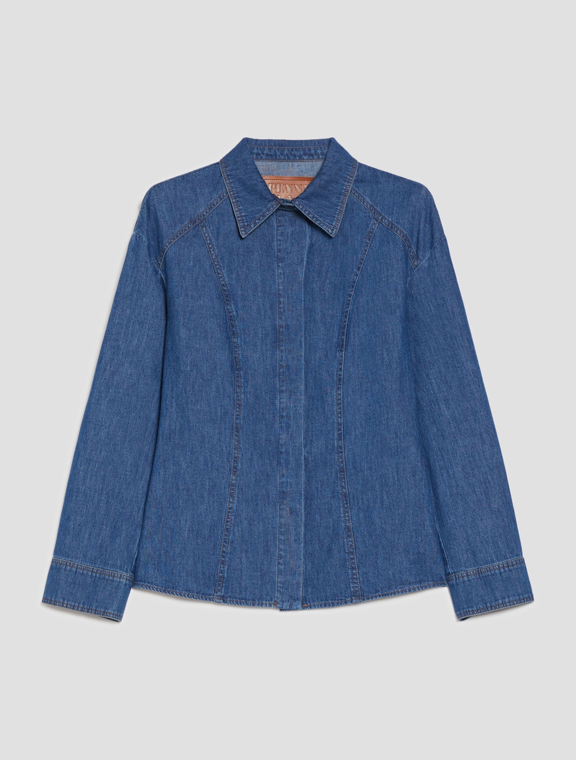 Lightweight Slim Shirt Denim