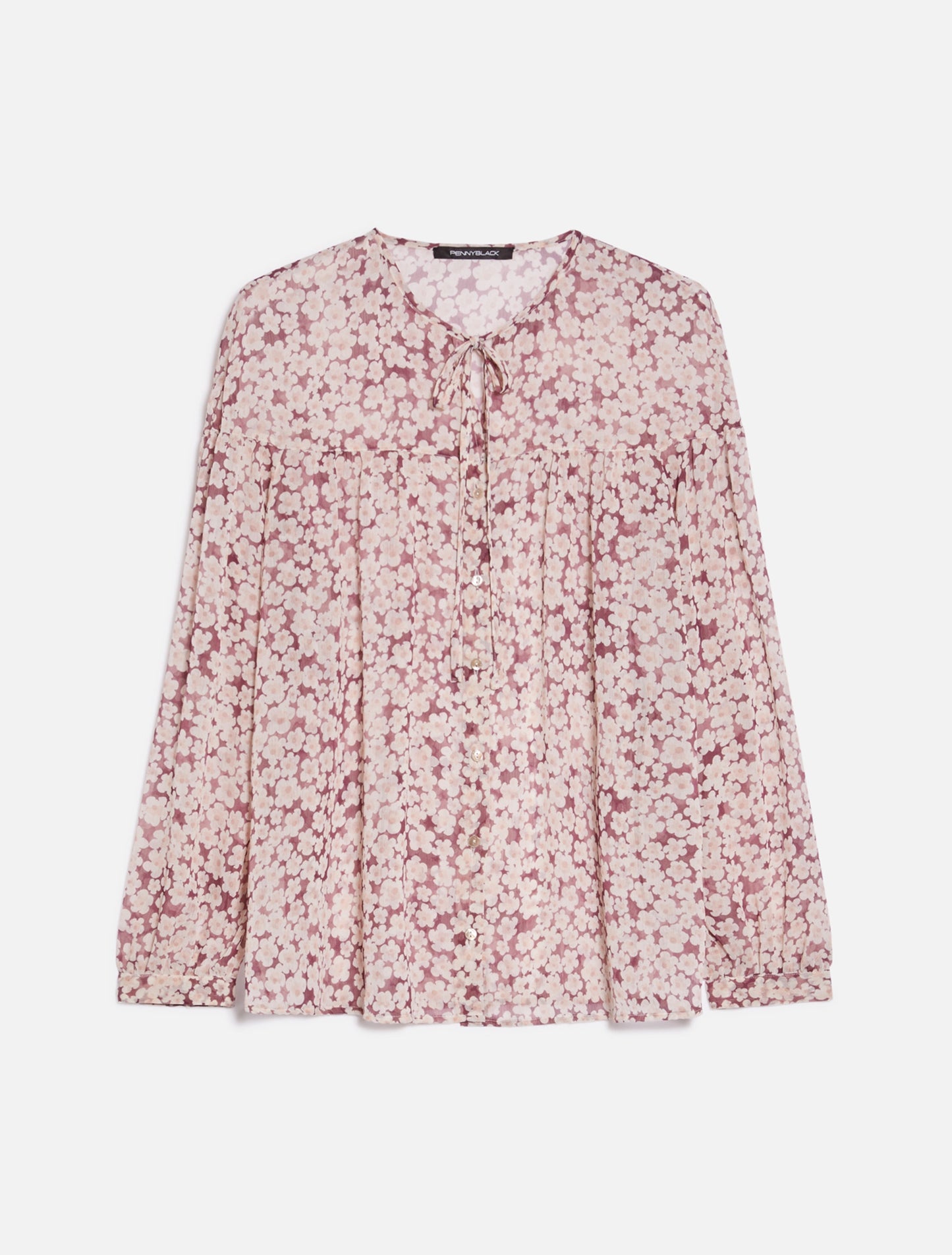 Floral Crepon Shirt