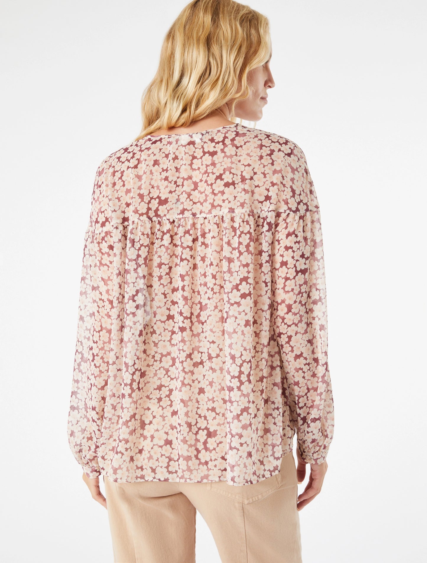 Floral Crepon Shirt