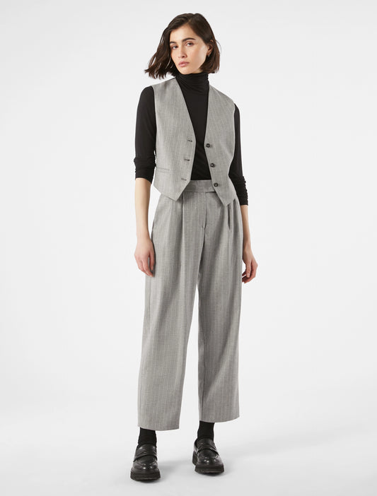 Relaxed Fit Twill Trousers