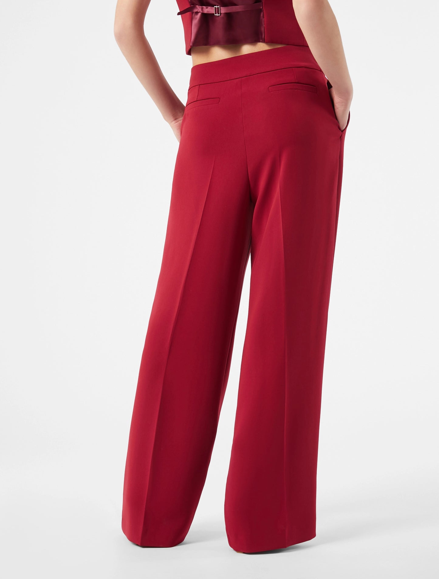 Flowing Wide-Fit Trousers