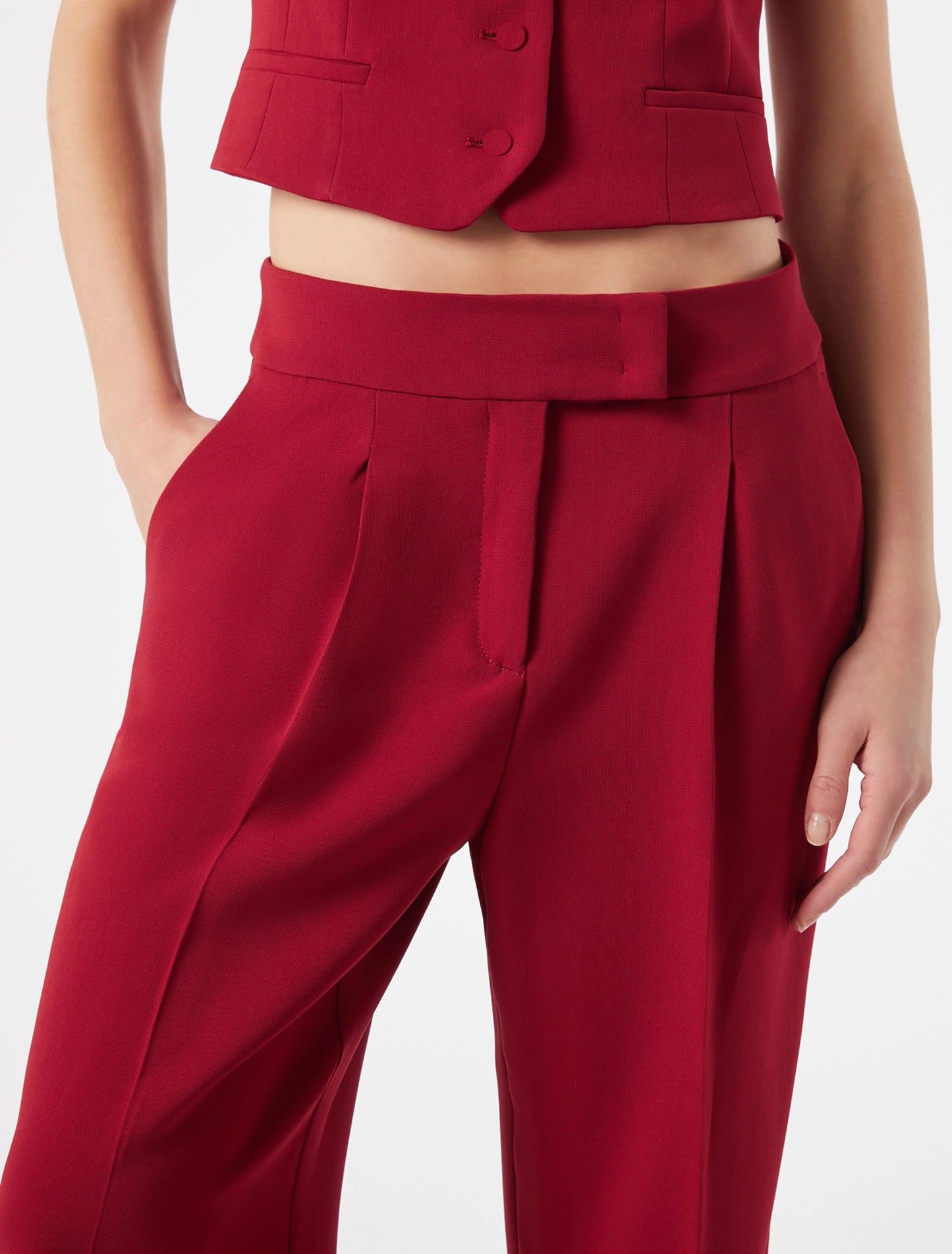 Flowing Wide-Fit Trousers