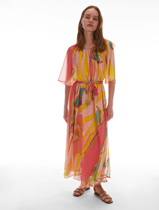 Patterned Georgette Dress