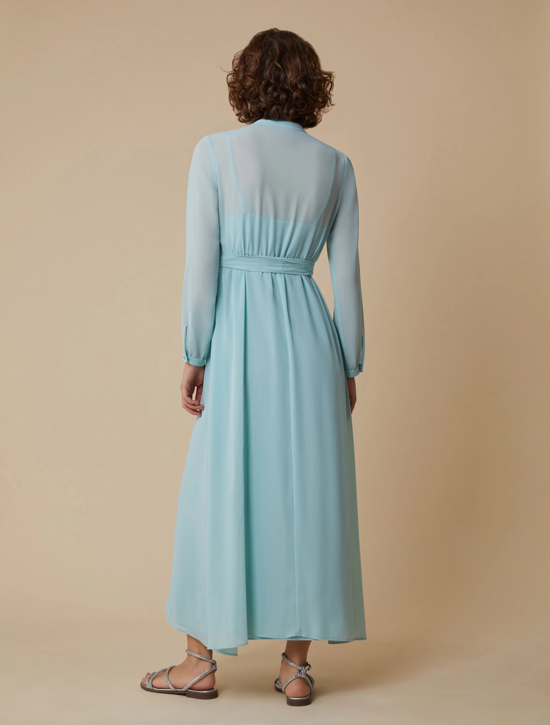 Georgette Shirt Dress