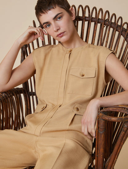 Fluid Fabric Jumpsuit