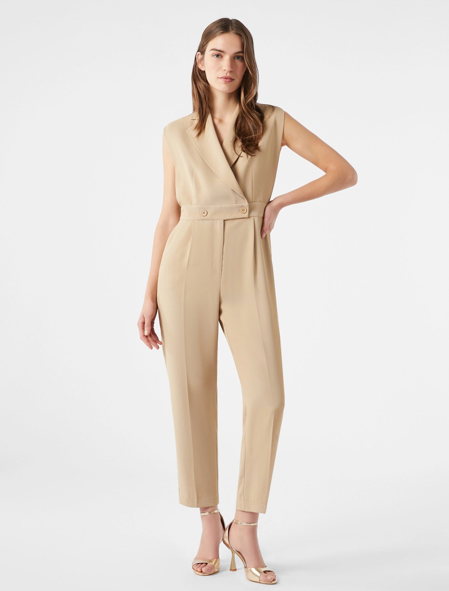 Fluid Twill Jumpsuit