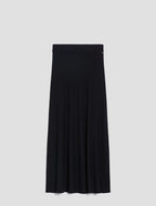 The A Line Navy Knitted Skirt