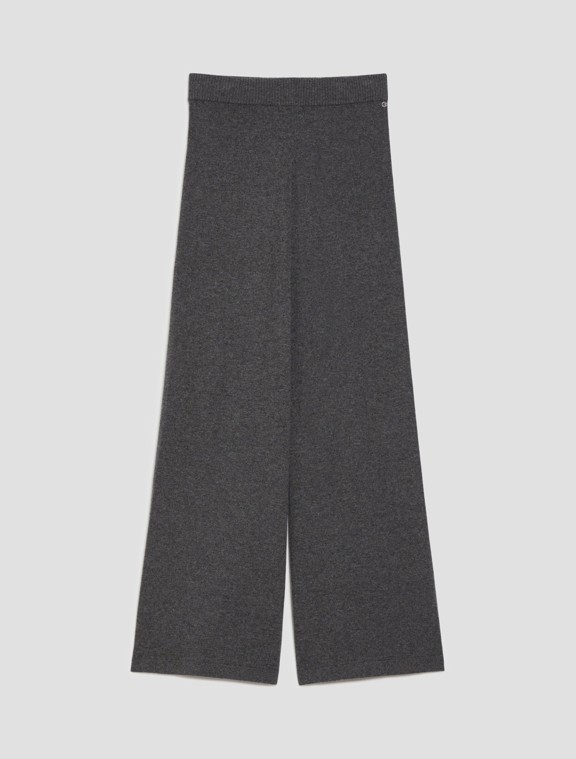 The Wide Fit Wool Grey Trousers