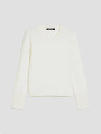 Slim Fit Cream Button Little Knit