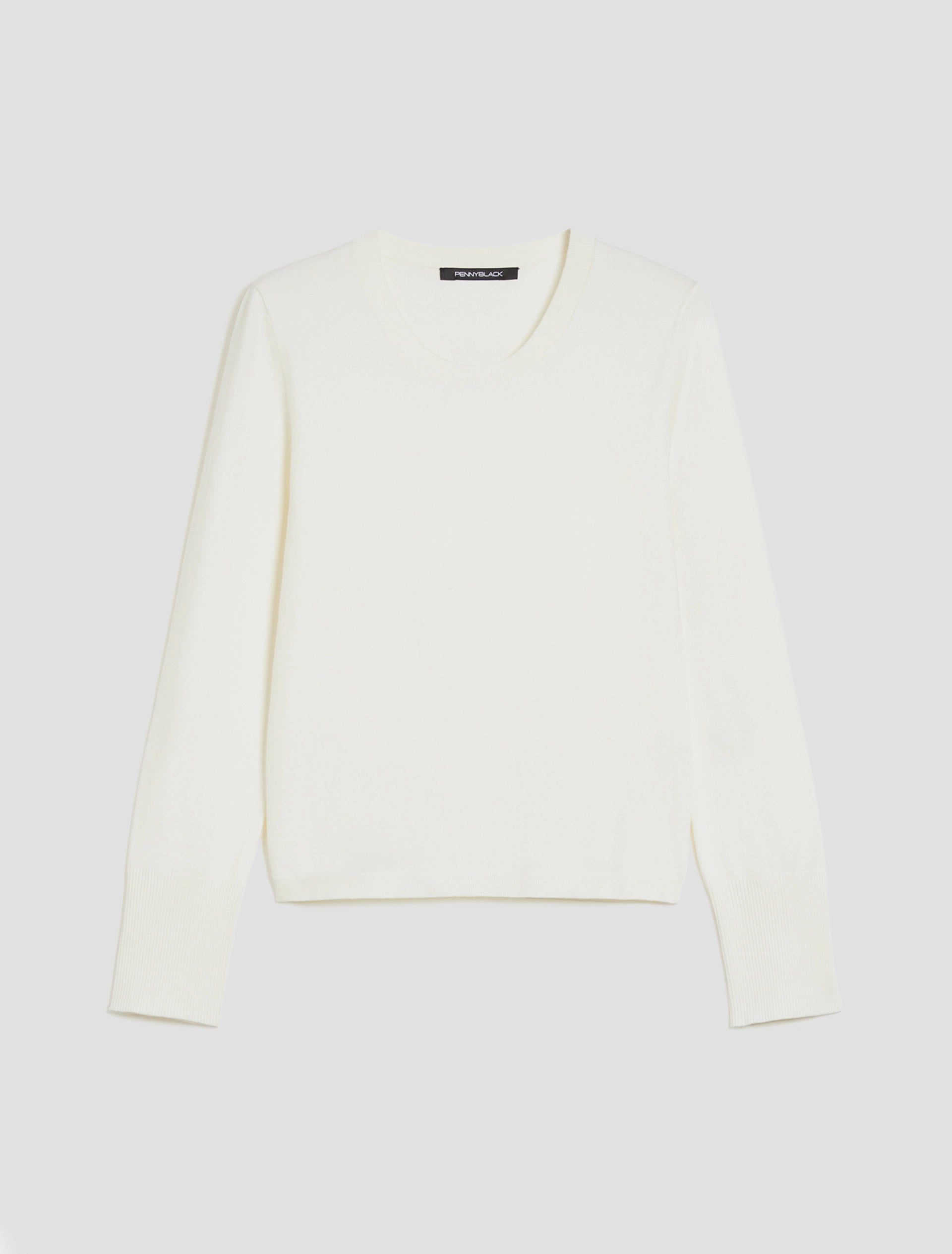 Slim Fit Cream Button Little Knit