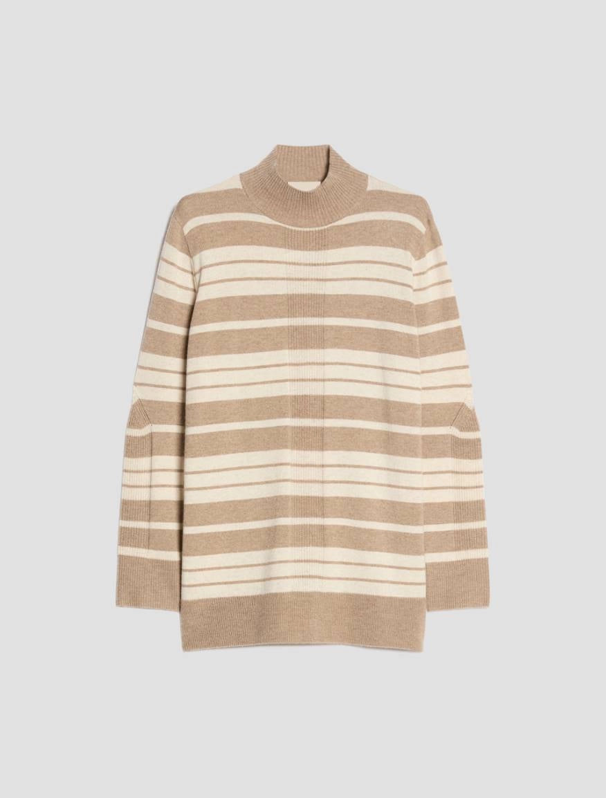 Hazelnut Stripe Flowy Knit