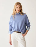 Turtle Neck Blue Knit
