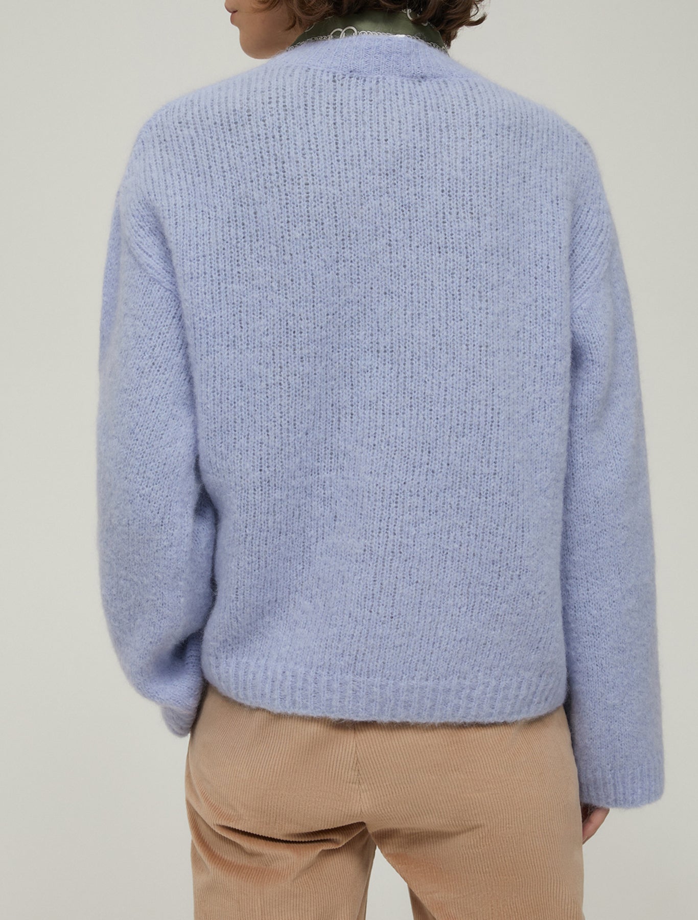 Baby Blue Soft Oversized Knit