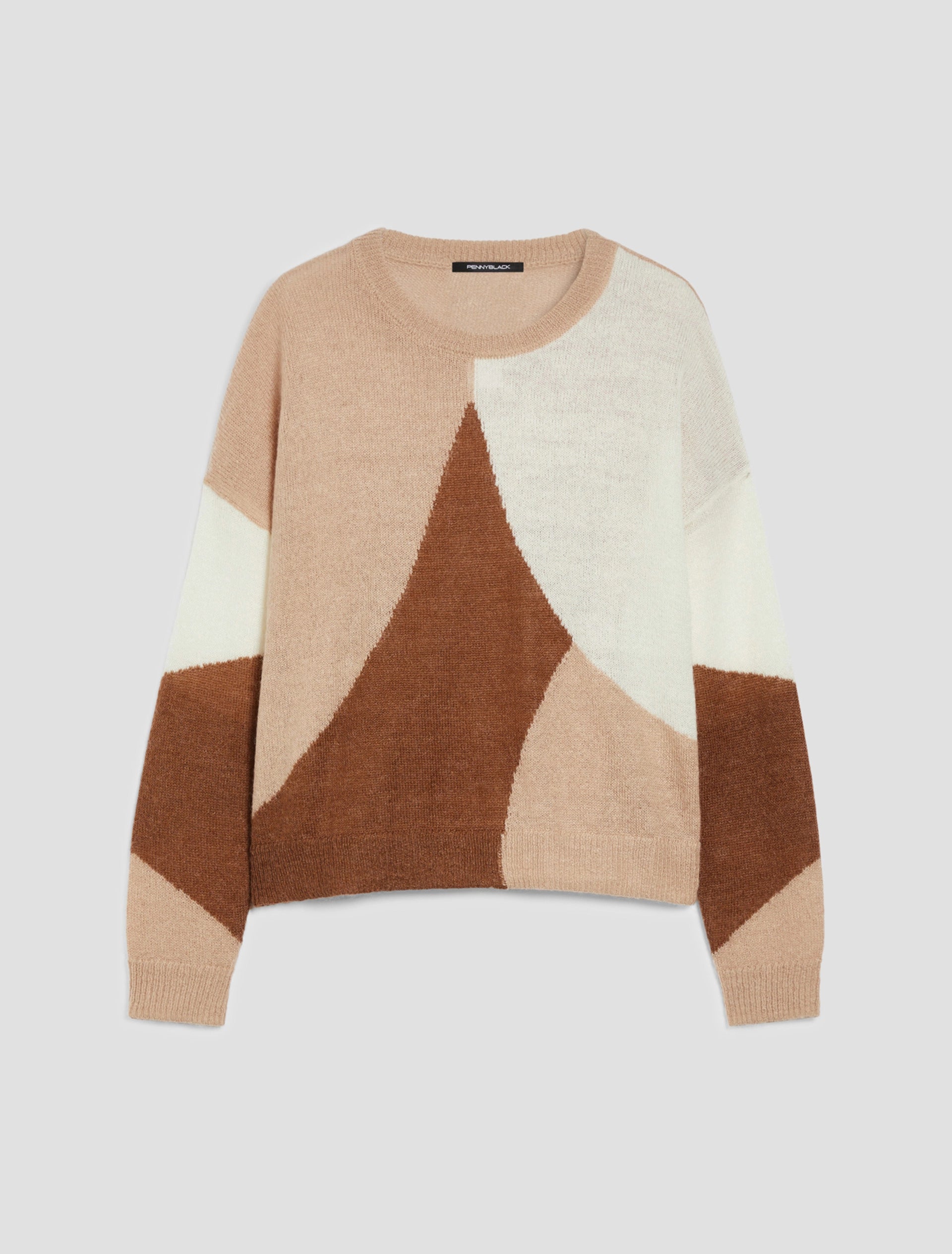 The Jacquard Inlay Camel Knit