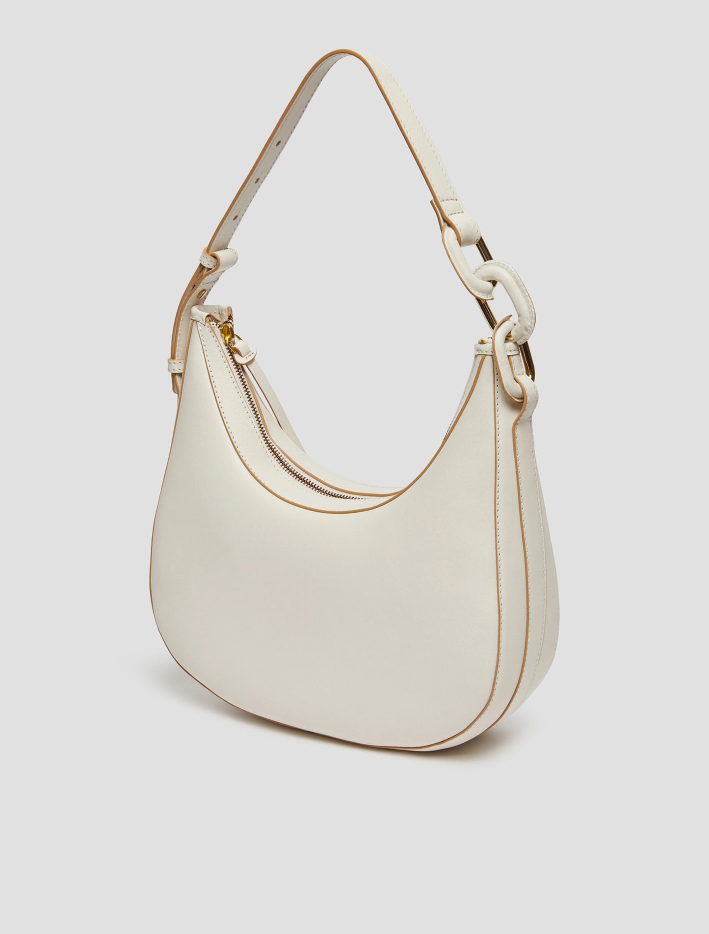 Nappa Leather Half Moon Bag