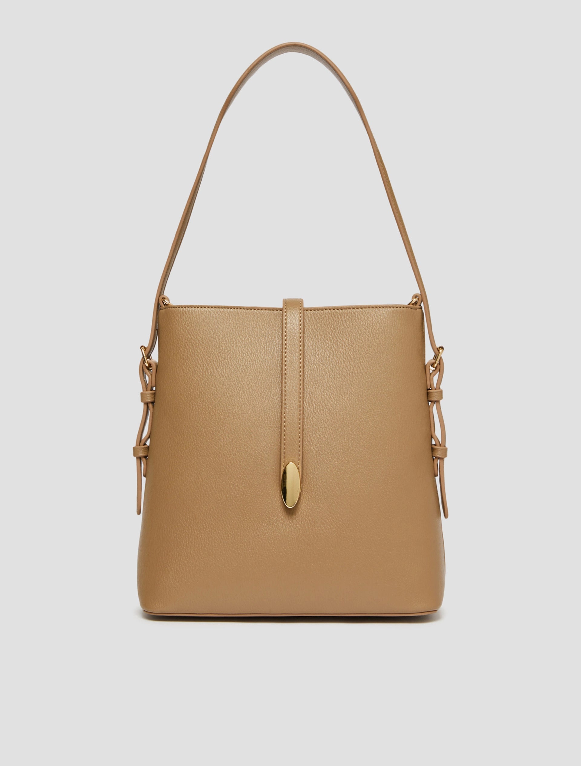 Tan Shoulder Detailed Bag