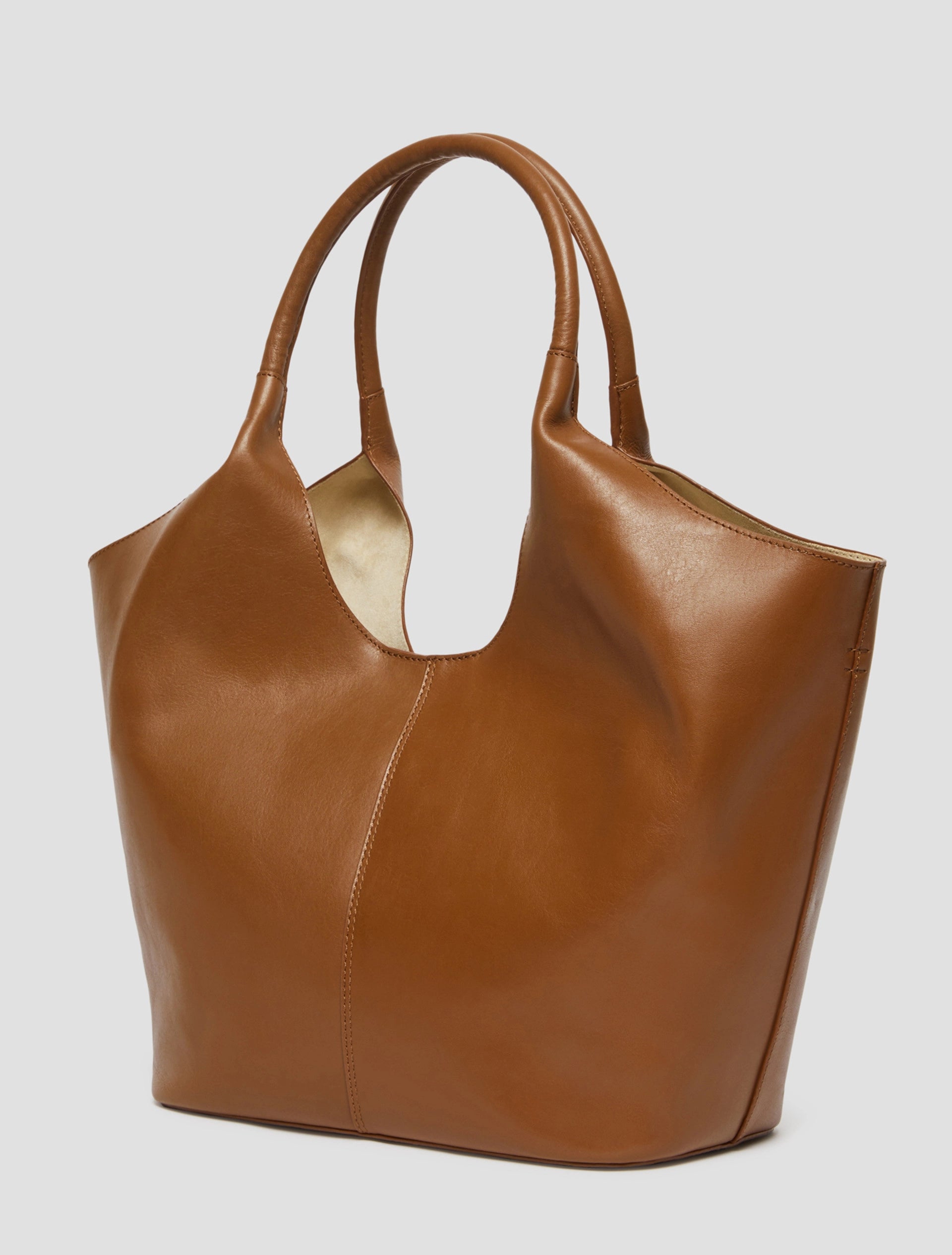 Leather Tote Tan Bag