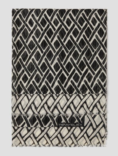 Lame Fabric Scarf