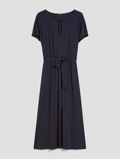 Jersey Pique Midi Dress