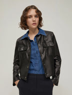 The Coated Black Popper Jacket