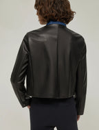 The Coated Black Popper Jacket