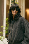 The Teddy Grey Zip Up Jacket