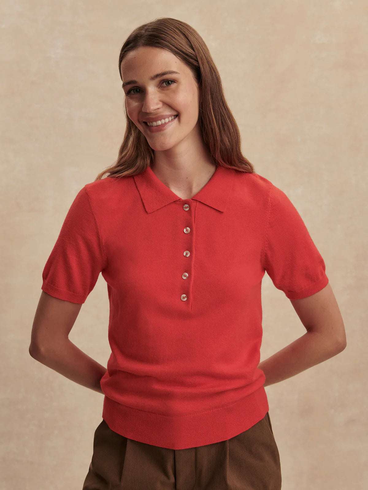 The Toni Fine Knit Polo