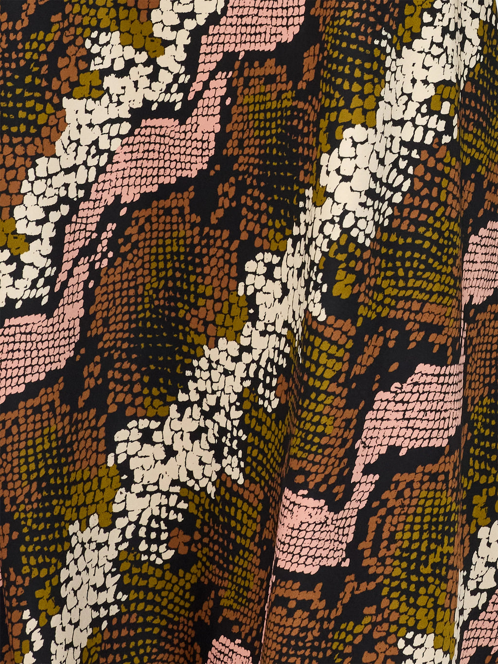 Lola Snake Print Satin Maxi Skirt