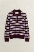 Lambswool Striped Rugger Knit