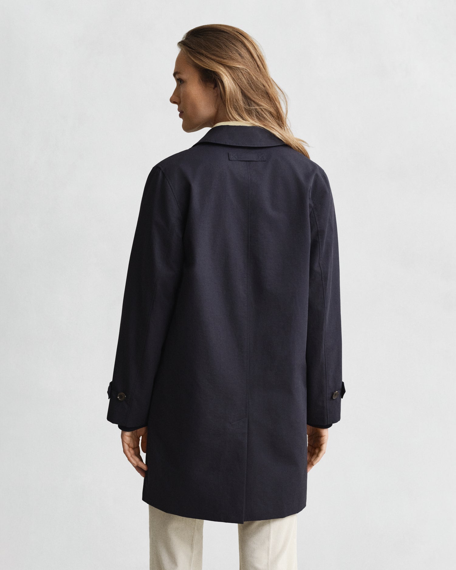 The Evening Blue Car Coat