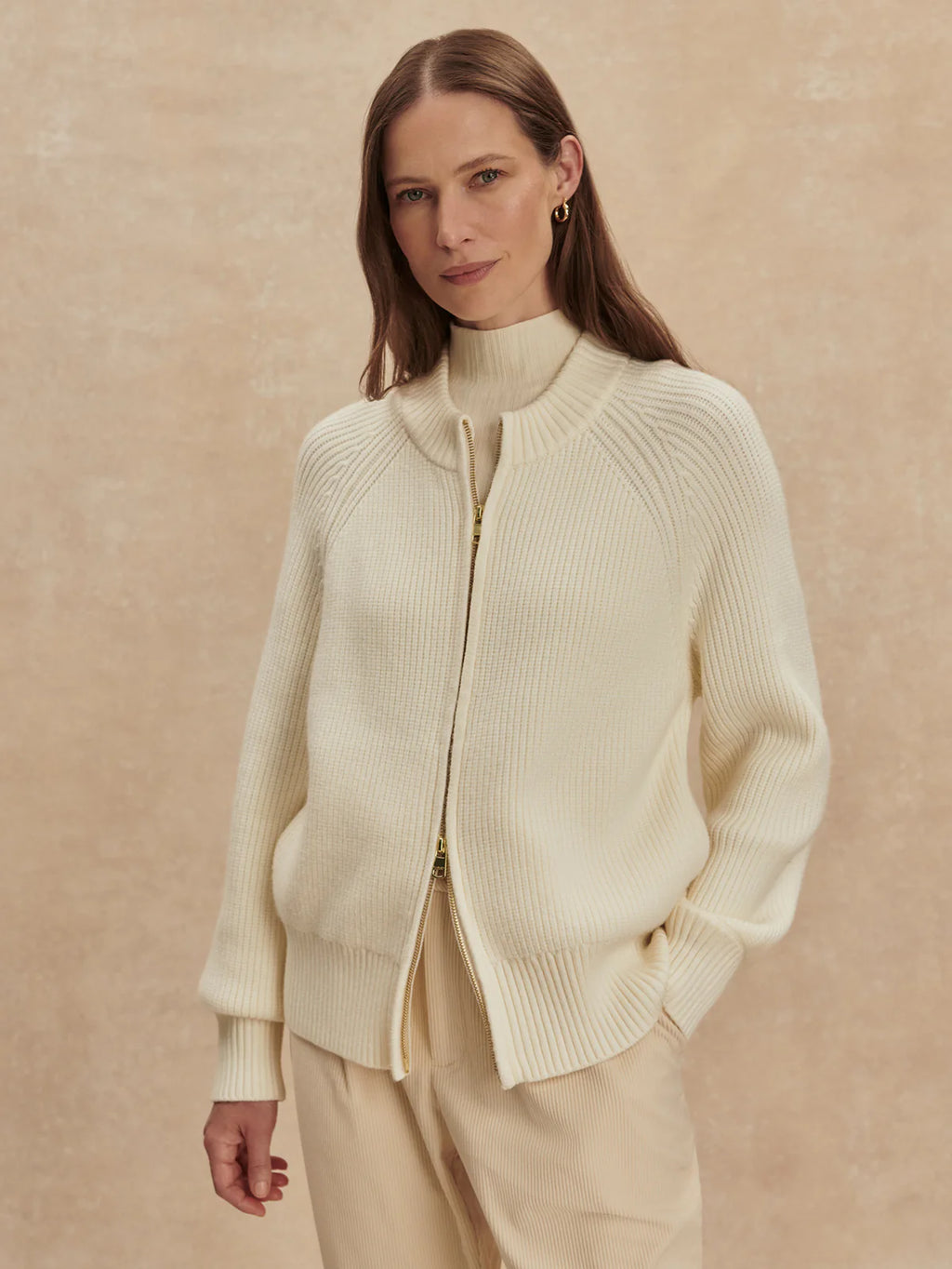 The Milo Zip-Through Knit Jacket